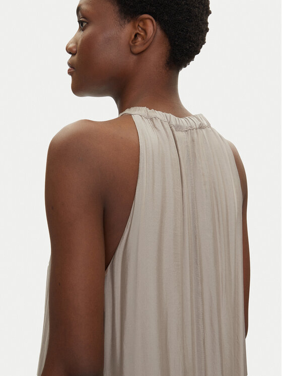 Bomboogie Bomboogie Φόρεμα καλοκαιρινό AW8993TSET5 Μπεζ Relaxed Fit