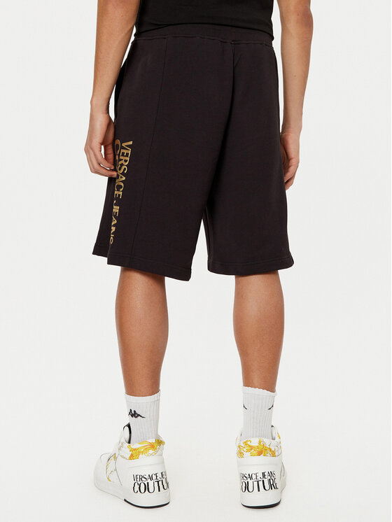 Versace Jeans Couture Versace Jeans Couture Sportske kratke hlače 78GADT05 Crna Regular Fit