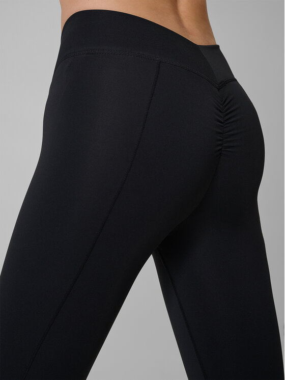 4F 4F Legginsy TRAINING Czarny Slim Fit