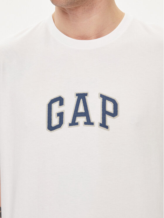 Gap Gap T-Shirt 570044-00 Biały Regular Fit