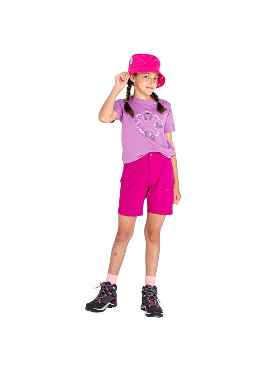 Dare2B Dare2B T-Shirt Go Beyond Fioletowy Relaxed Fit