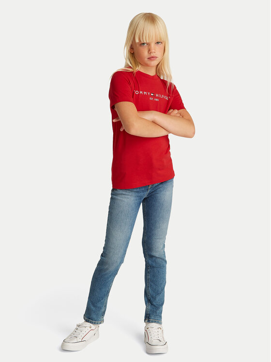 Tommy Hilfiger Tommy Hilfiger T-särk Essential KS0KS00397 D Punane Regular Fit