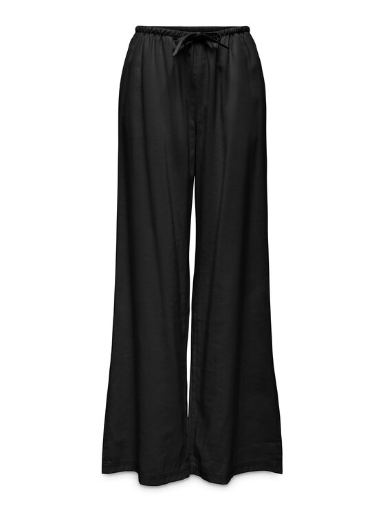 ONLY ONLY Hlače Laris 15364313 Crna Relaxed Fit