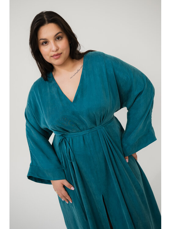 ROSE AVENUE ROSE AVENUE Sukienka elegancka LUCY Niebieski Oversize