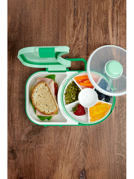 GoBe Kids GoBe Kids Lunchbox Lunchbox 2w1 Zielony