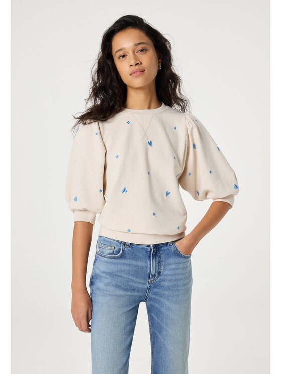 Fabienne Chapot Fabienne Chapot Bluza 6085-1488-172 Beżowy Regular Fit
