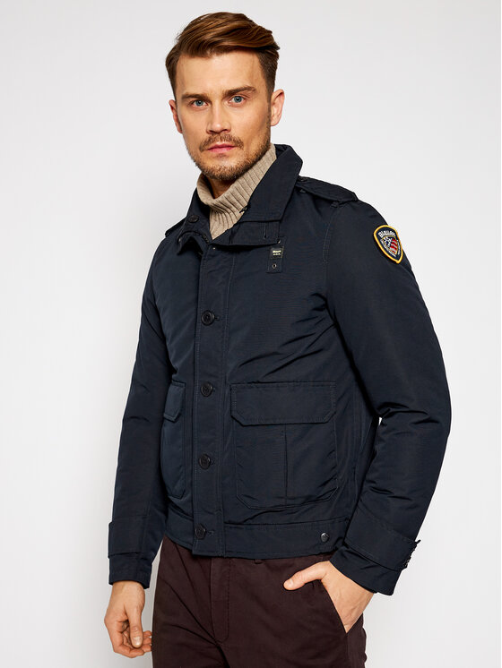 Blauer Blauer Зимова куртка Jesse Classic Police 20WBLUC05518 005844 синій Regular Fit