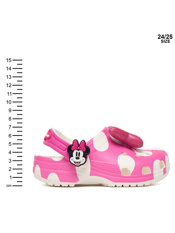 Crocs Crocs Шльопанці Minnie Mouse Cls Clg T 212372 Рожевий