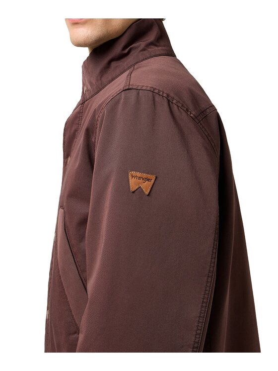 Wrangler Wrangler Kurtka przejściowa 112371454 Brązowy Regular Fit