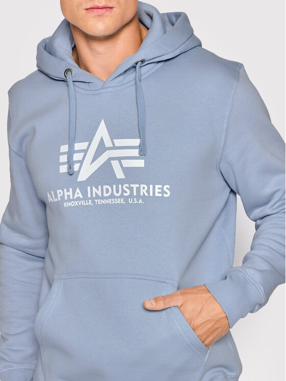 Alpha Industries Alpha Industries Džemperis Basic 178312 Žydra Regular Fit