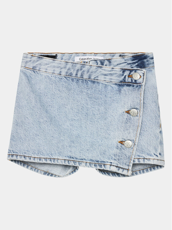 Calvin Klein Jeans Džínsové šortky IG0IG02372 Modrá Regular Fit