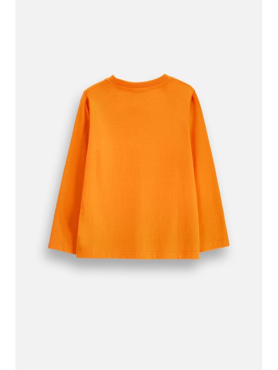 Coccodrillo Coccodrillo Longsleeve ZC6143101VUA-006 Pomarańczowy Regular Fit
