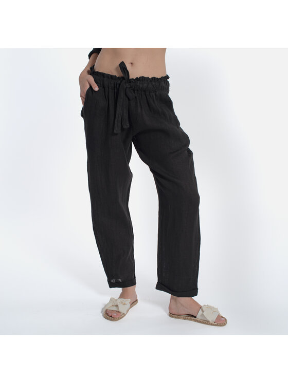 ACANFORA ACANFORA Pantaloni invernali 3780-NER Nero Regular Fit