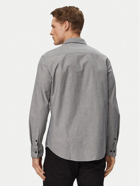 Calvin Klein Jeans Calvin Klein Jeans Риза Oxford Classic LV140EM125 Черен Regular Fit