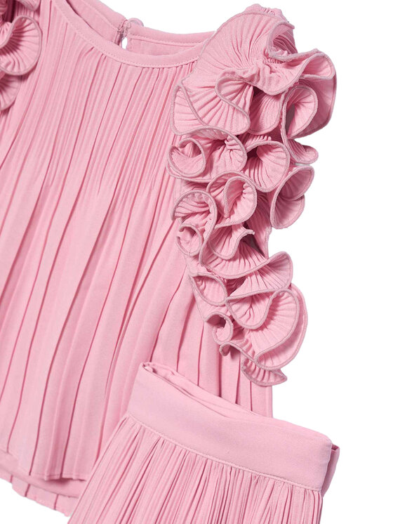 Abel & Lula Abel & Lula Σετ μπλουζάκι και παντελόνι 5285 Ροζ Regular Fit