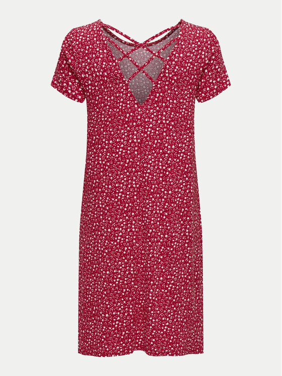 ONLY ONLY Ежедневна рокля Bera 15131237 Червен Regular Fit