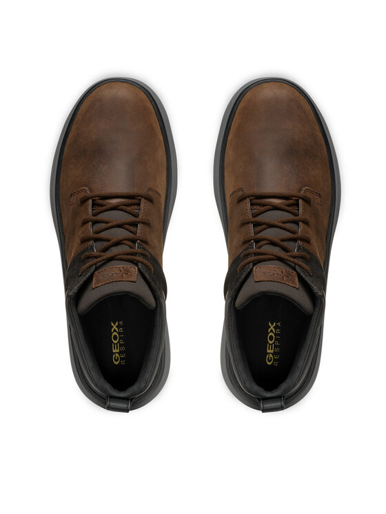 Geox Geox Schnürschuhe U Granito + Grip B A U46FZA 0FF22 C6009 Braun