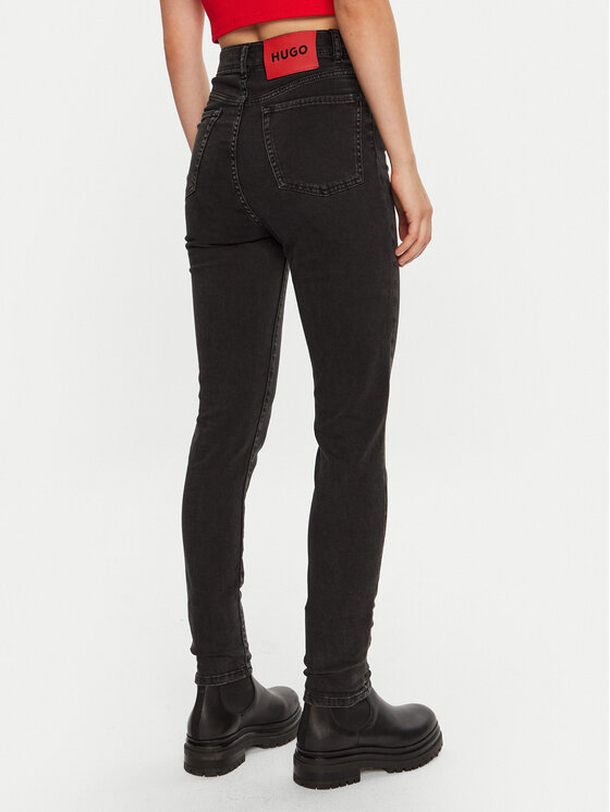 HUGO Hugo Traperice Girali 50527063 Siva Skinny Fit
