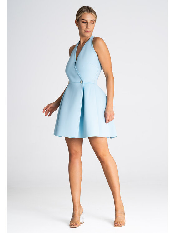 FIGL FIGLFIGL Vestito M977 Blu Regular Fit