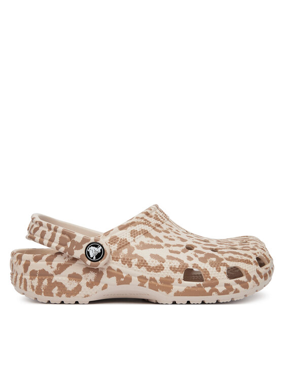 Crocs Şlapi Classic Pop Animal Clogs 214153 Bej
