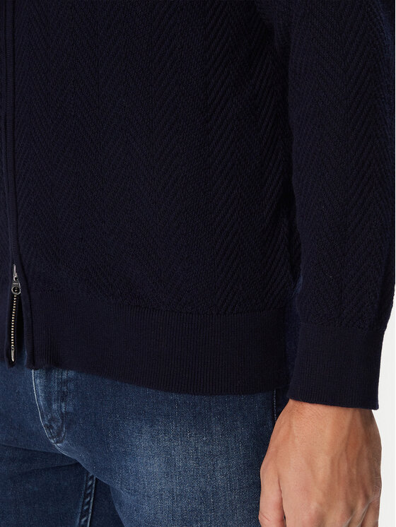 Gant Gant Strickjacke 8050334 Dunkelblau Regular Fit