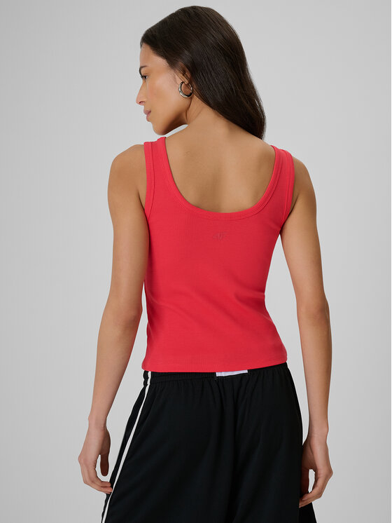 4F 4F Tank top OCEANS KEEPERS Czerwony Slim Fit