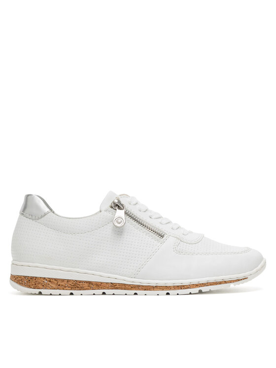 Rieker Rieker Halbschuhe N5127-80 Weiß