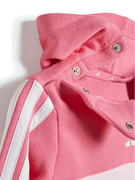 adidas adidas Set Sweatshirt und Leggings Seasonal Essentials Tiberio 3-Stripes JC7501 Rosa Slim Fit