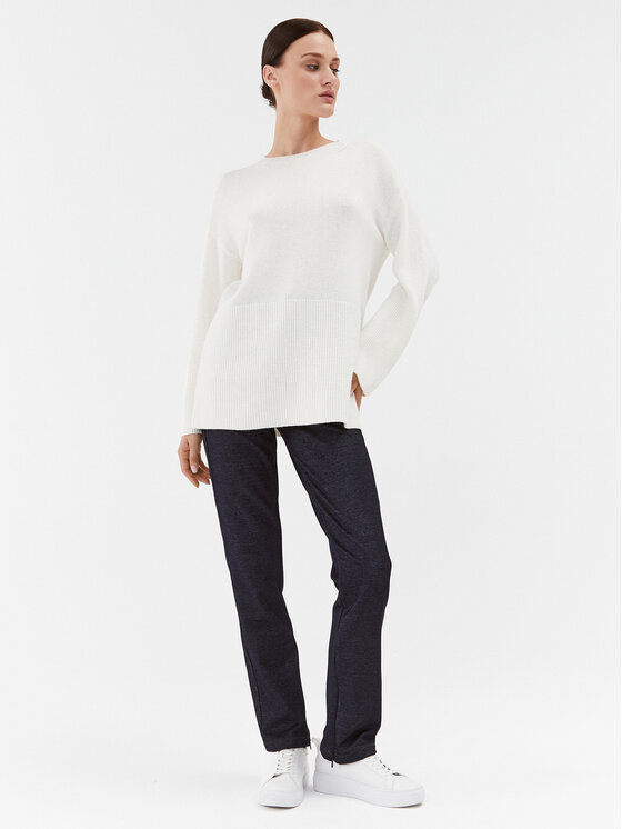 Marella Marella Džemperis Anta 2333664137200 Balts Regular Fit