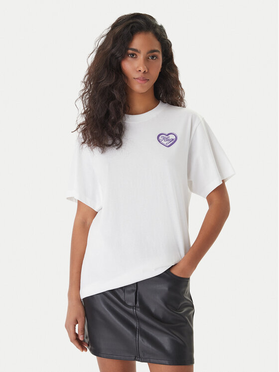 HUGO HUGO T-shirt Vintage 50560770 Bianco Regular Fit