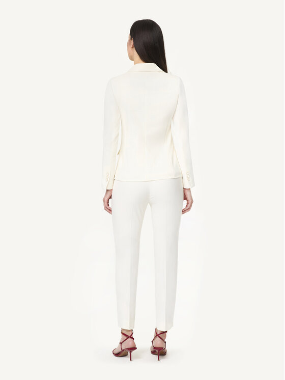 KMX KMX Marynarka 107760009 Écru Fitted Fit