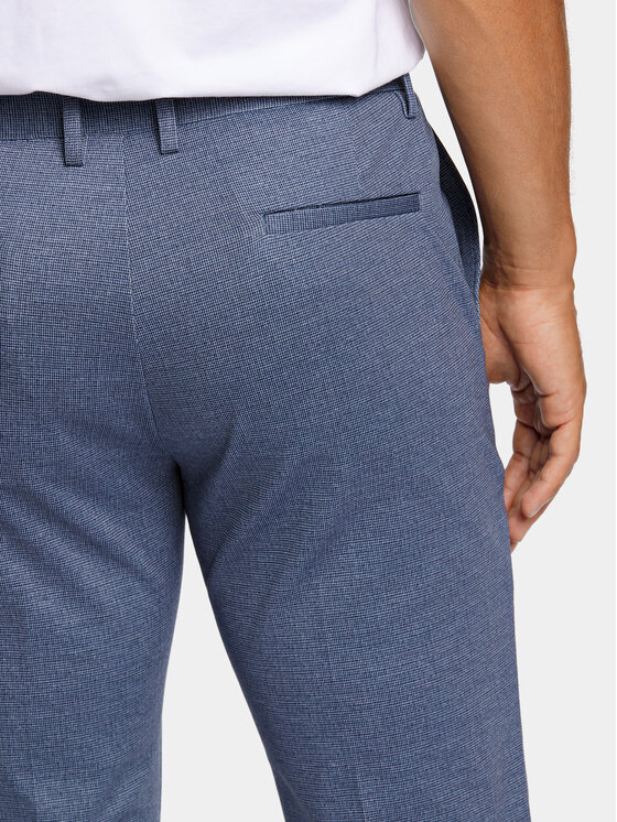 Lindbergh Lindbergh Chino hlače 30-006031 Modra Slim Fit