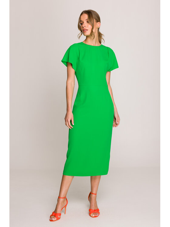 Stylove Stylove Sukienka wieczorowa S398 Zielony Premium Fit