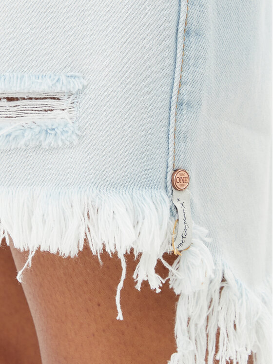One Teaspoon One Teaspoon Jeans obleka Braxton 25354 Svetlo modra Regular Fit