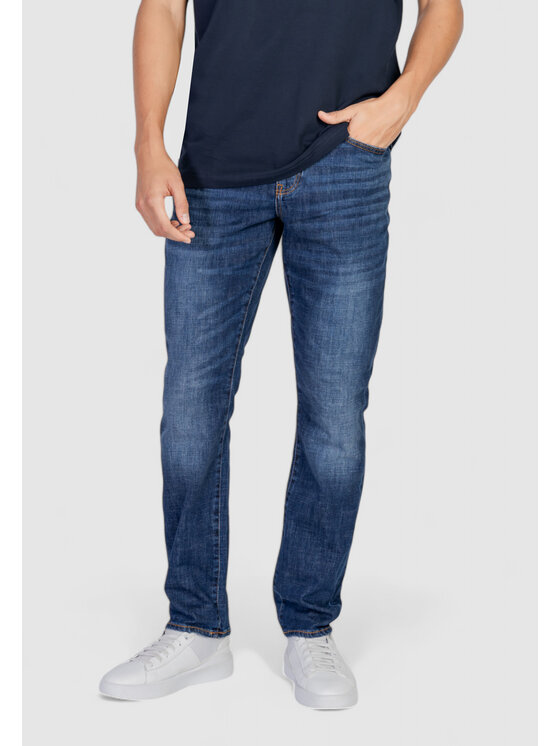 Armani Exchange Armani Exchange Pantalone da abito 6DZJ14 Z1ZUZ Blu To Fit