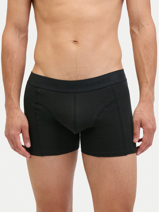 Jack&Jones Jack&Jones Set od 3 para bokserica Ordinary 12275575 Crna