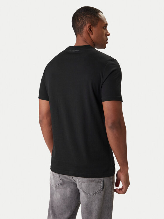 KARL LAGERFELD KARL LAGERFELD Тишърт 755075 561252 Черен Regular Fit