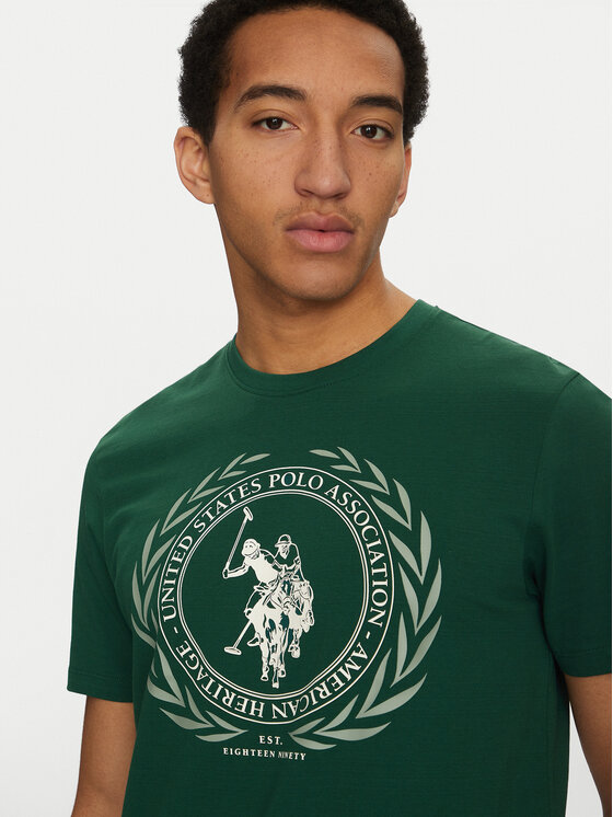U.S. Polo Assn. U.S. Polo Assn. T-Shirt MUP3641 Πράσινο Regular Fit