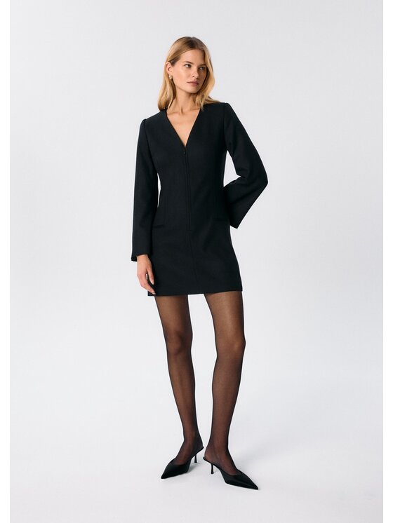 MARI PRETI MARI PRETI Abito da cocktail Charm Nero Regular Fit