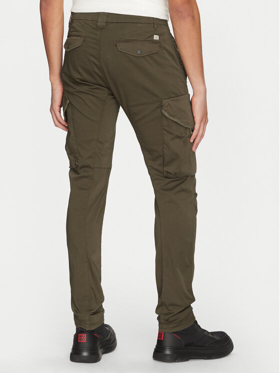 C.P. Company C.P. Company Auduma bikses 18CMPA058A005694G Zaļš Regular Fit