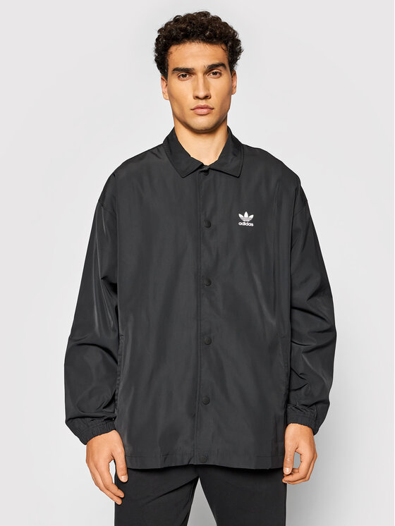adidas adidas Geacă adicolor Classics Trefoil H09129 Negru Loose Fit