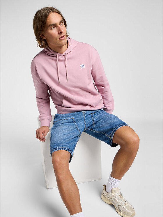 Lee Lee Pantaloncini di jeans DBL KNEE CARPENTER SHOR Blu Regular Fit