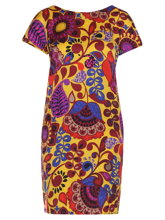 Manila Grace Manila Grace Лятна рокля Sacchetto A420VS Цветен Regular Fit