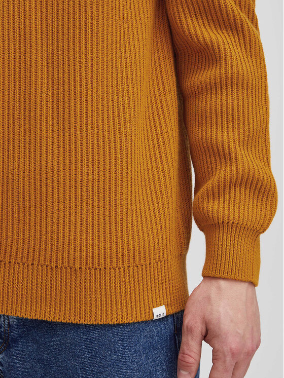 Solid Solid Maglione 21107897 Giallo Regular Fit