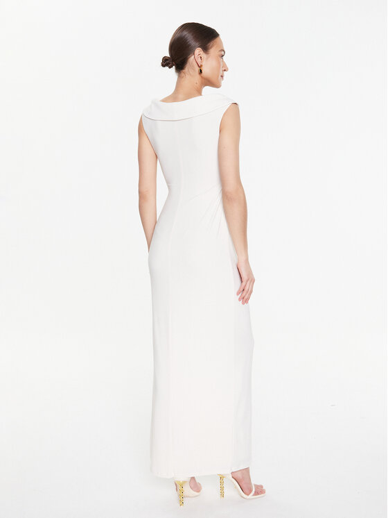 LAUREN RALPH LAUREN Lauren Ralph Lauren Sukienka wieczorowa 253863940001 Écru Slim Fit