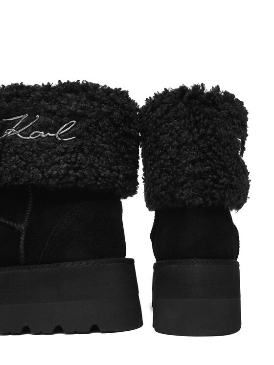 KARL LAGERFELD KARL LAGERFELD Čizme za snijeg KL48653 Crna