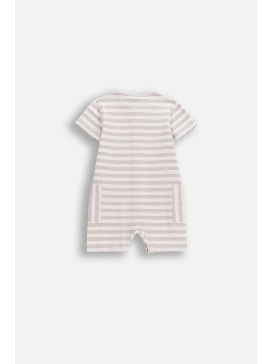 Coccodrillo Coccodrillo Pajac WC6104301SUN-019 Szary Regular Fit