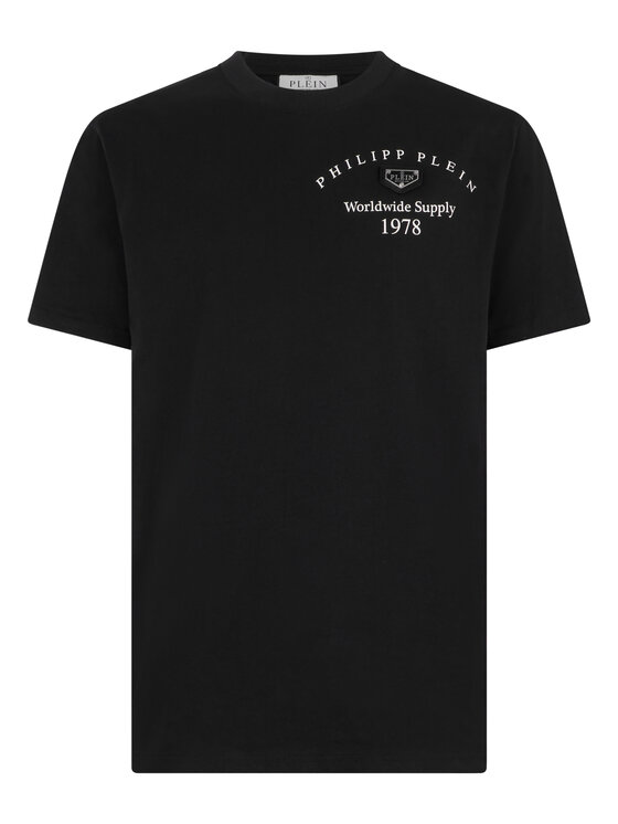 PHILIPP PLEIN PHILIPP PLEIN T-Shirt 31679 Czarny Regular Fit