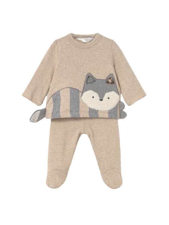 Mayoral Mayoral Completo maglia e ghettine 2558 Beige Regular Fit