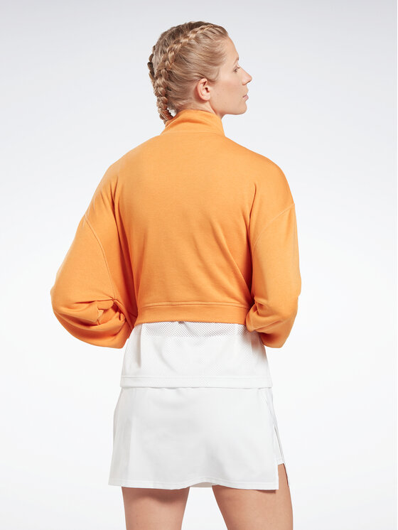 Reebok Reebok Світшот Workout Ready HT6043 Оранжевий Relaxed Fit